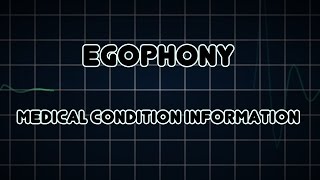 Egophony Medical Condition [upl. by Bernj]