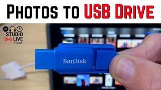 Export photos to USB drive from iPhoneiPad [upl. by Nylcaj]