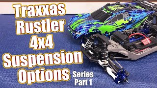 Suspension Overhaul Traxxas Rustler 4x4 VXL Full Upgrade Project Truck Part 1  RC Driver [upl. by Cesya]