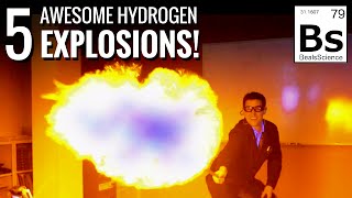 5 Awesome Hydrogen Explosions [upl. by Libby]