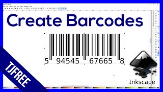 Inkscape  Create Barcode amp QR Code Free Generator [upl. by Sloatman]