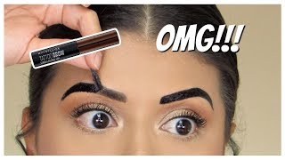 OMG NEW Maybelline Tattoo Studio Brow TINT  Review [upl. by Eycal877]