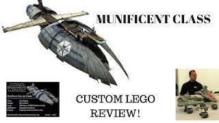 LEGO Munificent Class Custom Review MOC Primus [upl. by Kristi816]