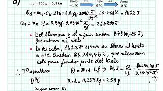 FMF 019 Ejercicio Calorimetría y Cambio de Fase [upl. by Valle650]