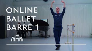 Ballet Barre 1 Online Ballet Class  Dutch National Ballet [upl. by Nayd]