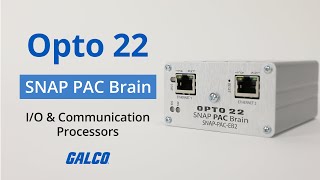 Opto 22 SNAP PAC Brain IO amp Network Communication Processors [upl. by Yalcrab475]