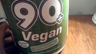 Nutrisport 90 Vegan Pea Protein quick review [upl. by Sonitnatsok]