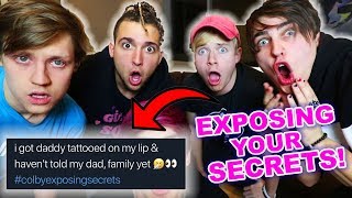 REVEALING YOUR SECRETS  w roommates  Colby Brock [upl. by Hugon472]