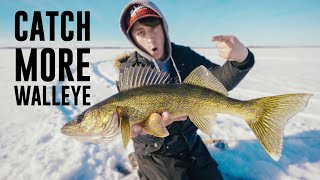 How To Catch MORE Walleye on Ice [upl. by Osanna719]