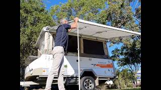 Aussie Traveller Coolabah Awning Setup [upl. by Antony]