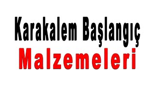 Ders 1 Karakalem Çizim Başlangıç Malzemeleri  Profesyonel ve Amatör Çizim Malzemeleri [upl. by Pacheco]