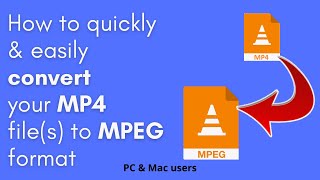 How to convert your MP4 files to MPEG format quickly amp easily PC amp Mac [upl. by Aneres]