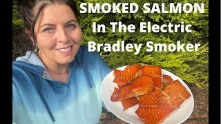 SMOKED SALMON AND BRINE RECIPE IN THE ELECTRIC BRADLEY SMOKER [upl. by Jemie506]