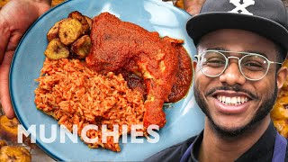 How To Make Nigerian Jollof Rice and Chicken Stew [upl. by Burnham]