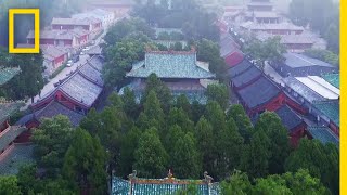 The Shaolin Temple and Their KungFu Monks  National Geographic [upl. by Zebapda]