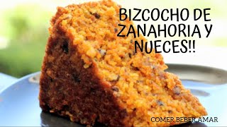 Bizcocho de zanahorias y nueces  Estilo alemán [upl. by Adhern]