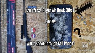 Ruger Air Hawk Elite II 177 Cal105 Grain Pirhana Pellet  Review [upl. by Rimat]