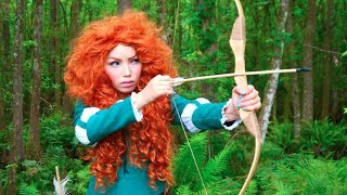 Disneys BRAVE Merida Makeup Tutorial [upl. by Eiuqram]