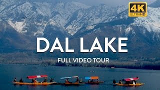 Dal Lake in Kashmir  Shikara Boat Ride in 4K [upl. by Aklam402]