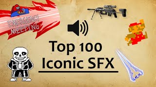 100 Most Iconic Video Game Sound Effects 19802019 [upl. by Akinod997]