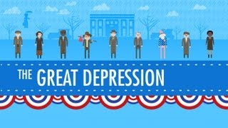 The Great Depression Crash Course US History 33 [upl. by Eirolam544]