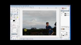 Gimp Beginners Guide  Combine Two Photos [upl. by Repmek350]