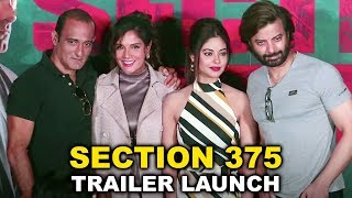 Section 375 Trailer Launch Complete Event  Akshaye Khanna Richa Chadha  Ajay Bahl [upl. by Keeton]