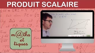 Calculer un produit scalaire  Première S [upl. by Imoin]