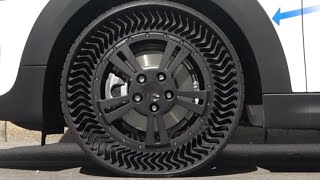 Michelin Introduce Puncture Proof Airless Tire [upl. by Uela821]