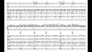 Takashi Yoshimatsu  Piano Concerto Memo Flora Op67 wsheet [upl. by Inamik]