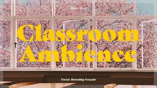 Classroom Ambience Sounds for Study Focus  School Ambience 학교 백색소음 공부 [upl. by Etnuaed]