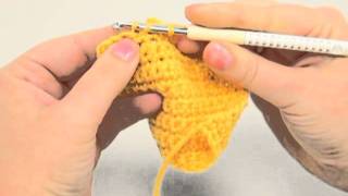 How to Invisible Decrease in Single Crochet sc dec [upl. by Nyllij]