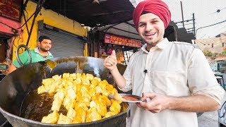 INDIAN STREET FOOD Tour DEEP in PUNJAB INDIA  BEST STREET FOOD in INDIA and BEST CURRY HEAVEN [upl. by Acinoda748]