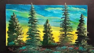 Lets Paint Pine Trees [upl. by Arenahs]