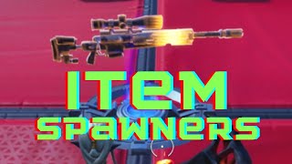 How to use item spawners in fortnite creative [upl. by Dnalkrik]