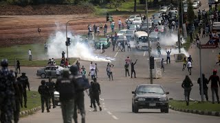 Nigerias Lagos imposes 24hour curfew after antipolice protests turn violent [upl. by Noorah]