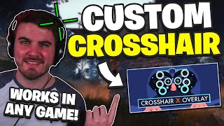 How To Get a CROSSHAIR in RUST Crosshair X Application Review [upl. by Immac]