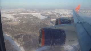 Aeroflot Ilyushin IL96 Takeoff from Moscow SVO  Window View [upl. by Renzo]