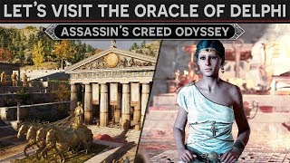 Lets Visit the Oracle of Delphi  History Tour in AC Odyssey Discovery Mode [upl. by Dibbrun88]