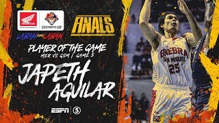 Best Player Japeth Aguilar  PBA Governors’ Cup 2019 Finals [upl. by Sheeran]