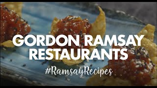 Tuna Tartare Recipe  Gordon Ramsay [upl. by Frazier]