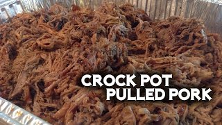 How to make Pulled Pork in a Crock Pot [upl. by Candy318]