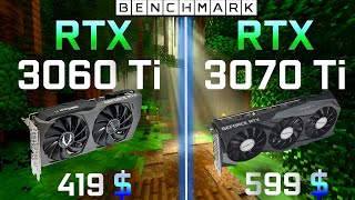 Geforce RTX 3060 Ti vs RTX 3070 Ti Test in 8 Games  1080p 1440p 2160p [upl. by Nelleeus]