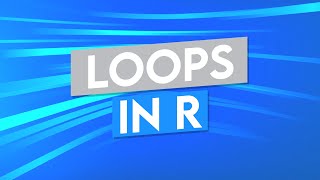 Getting Started with LOOPS in R Programming and RStudio  R Programming Tutorial [upl. by Amaerd747]