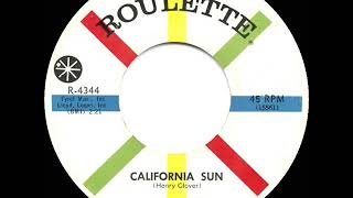 1st RECORDING OF California Sun  Joe Jones 1961 [upl. by Karee]