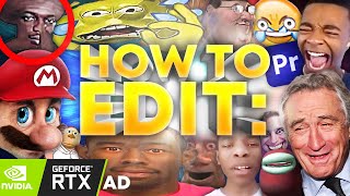 How To Edit 21st Century Humour Memes Premiere Pro [upl. by Emrich]