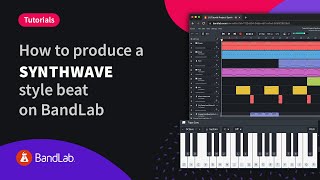 How to produce a synthwave beat using BandLabs free web Mix Editor BandLab Tutorial [upl. by Epolulot]