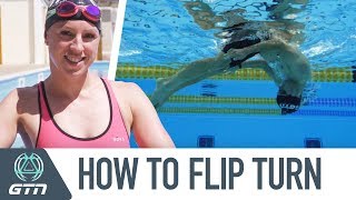 How To Flip Turn  Freestyle Swimming Tips For Beginners [upl. by Oberstone55]