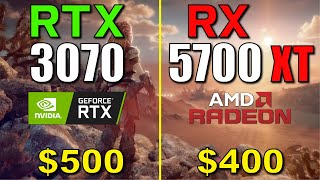 RTX 3070 vs RX 5700 XT  How Big is The Difference [upl. by Sarajane]