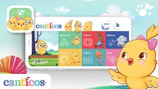 Canticos Bilingual Preschool App  Play and Learn in English and Spanish [upl. by Ecirtnom]